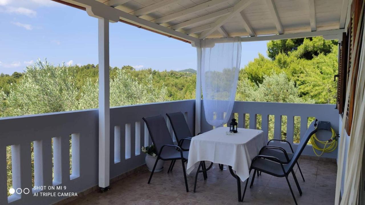 Elia House 1 Astoning Sea View Among The Olive Trees Apartman Patitíri Kültér fotó